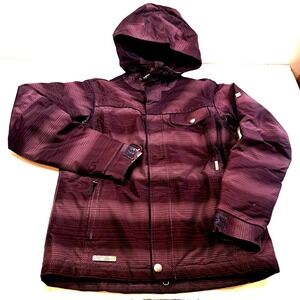 Planet Earth Jessy Jacket 2011 Women's M Hood Snowboarding Ski Purple Coat